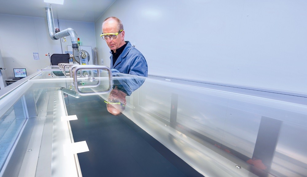 Elektrodenherstellung für Lithium-Ionen-Batterien im Pilotmaßstab.